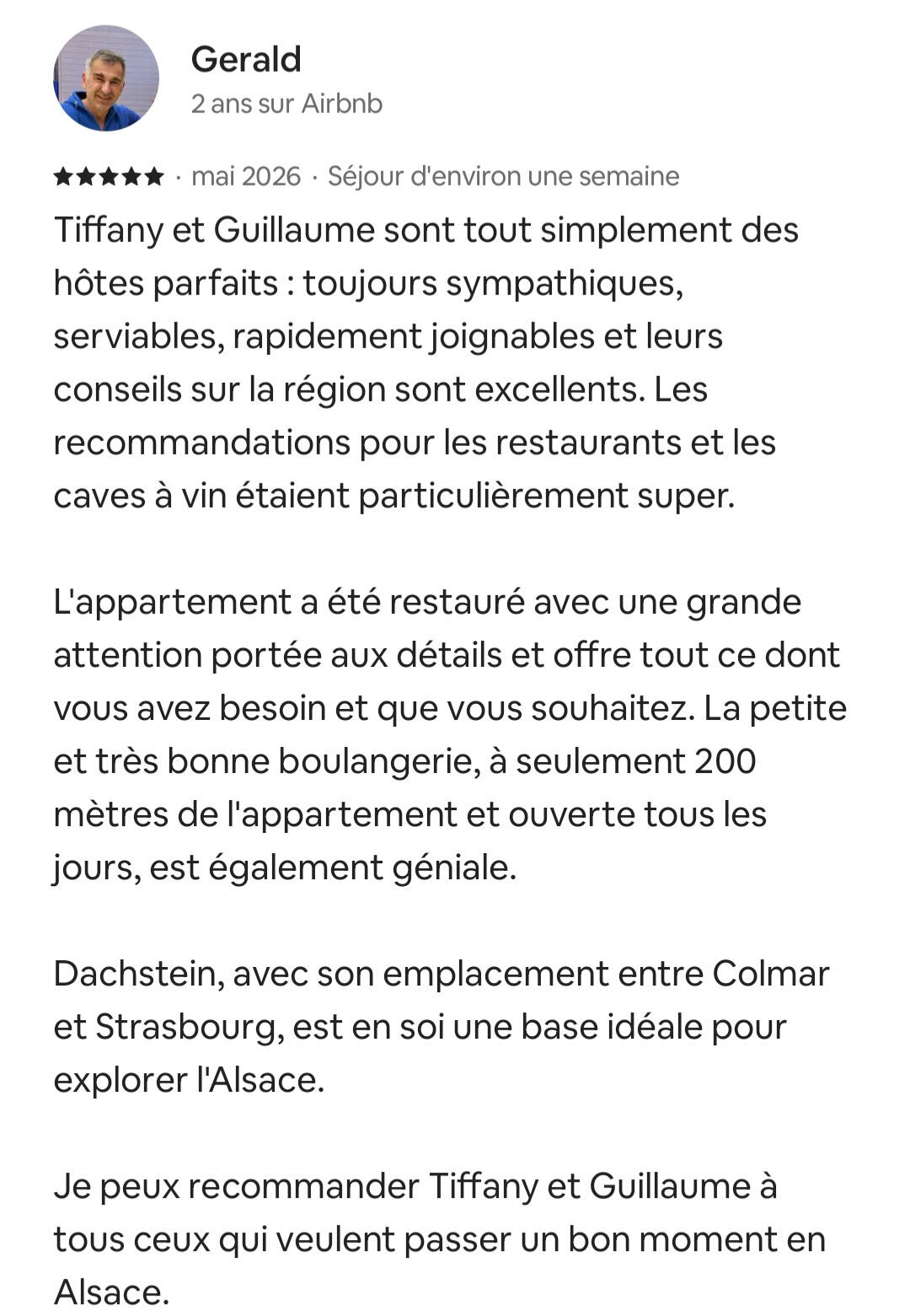 avis airbnb