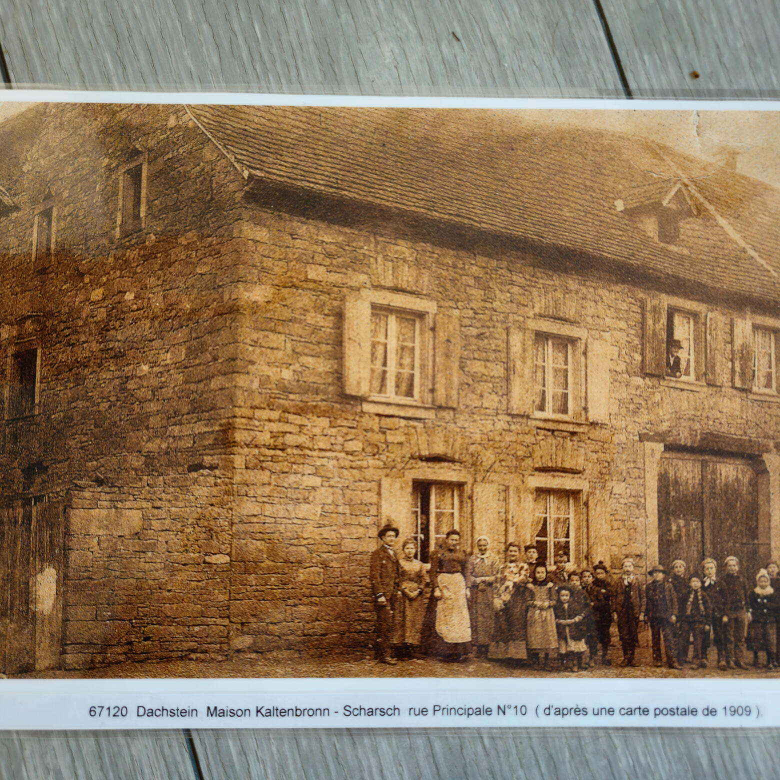 ancienne photo maison 1901