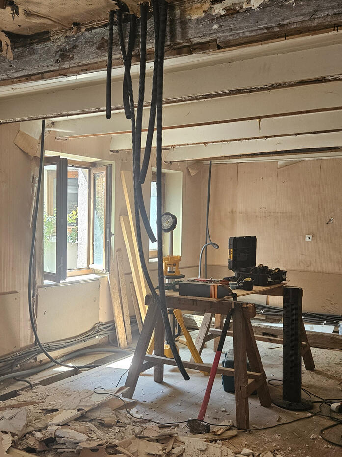 rénovation pendant 4 ans